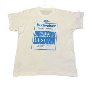 Vintage Budweiser country music tee